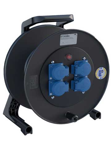 GT310.MD4 Lege haspel rubber zwart incl Komb.MD4