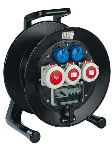 GT450.FID.516 Lege haspel rubber zwart incl Komb.450.516