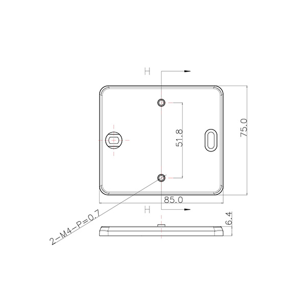 Power Plex montageplaat blind - Afbeelding 5